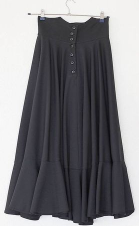 Abendrock Flamencorock schwarz neuwertig Gr: 38