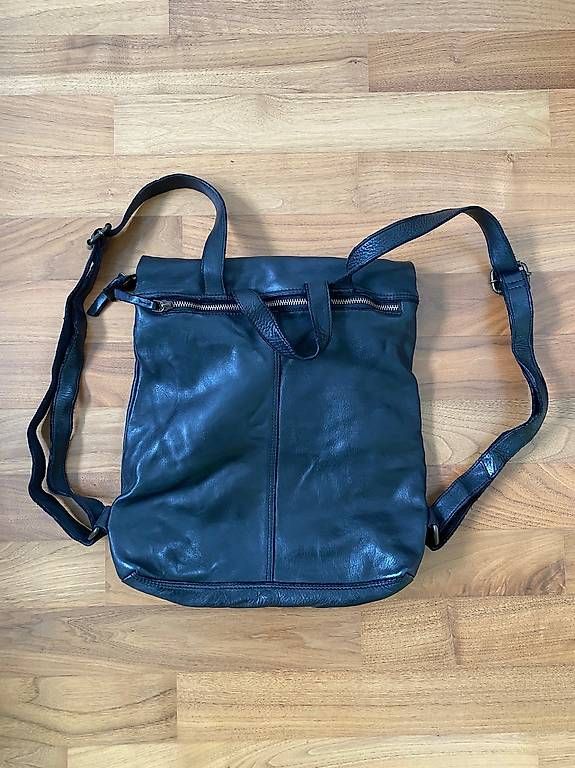 Rucksäcke: Lederrucksack in Schwarz von BIBA – Gebraucht aus Binz von chr_5ljt 1