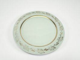 Langenthal Teller mit Goldrand und Rosendekor, Ø 25 cm