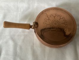 Kupferpfanne SIGG Switzerland mit Holzgriff 14 cm Durchmesse