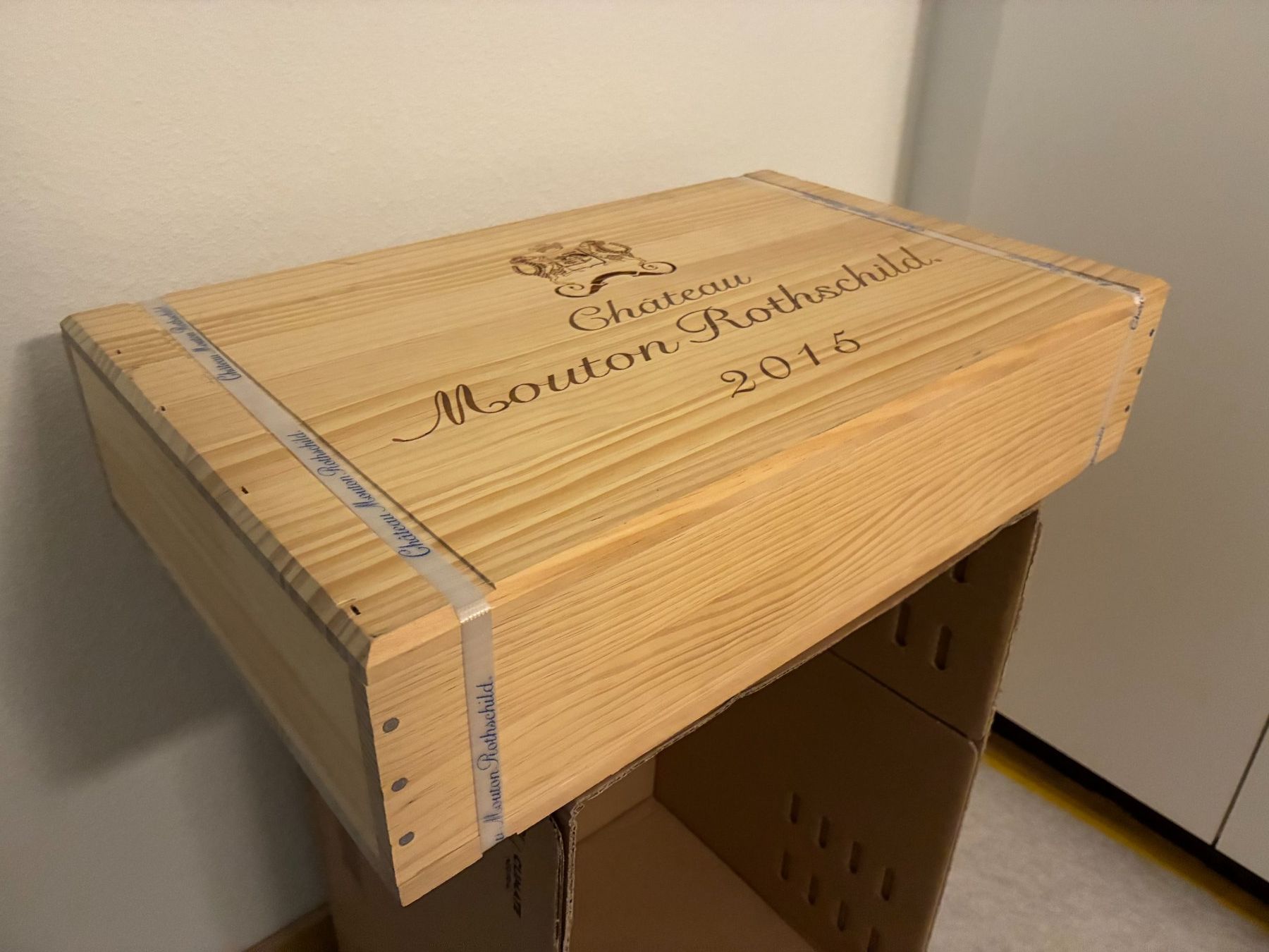Mouton Rothschild Wein: Château Mouton Rothschild 2015 – Neu und originalverpackt aus Clarens von gambrinus70 1
