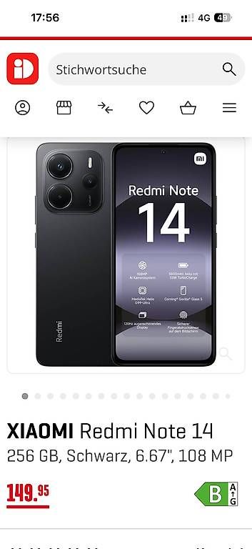 Telefoni cellulari / Smartphones: Xiaomi Redmi Note 14 256GB / 8GB RAM – Usato da Bern venduto da ugula0 1