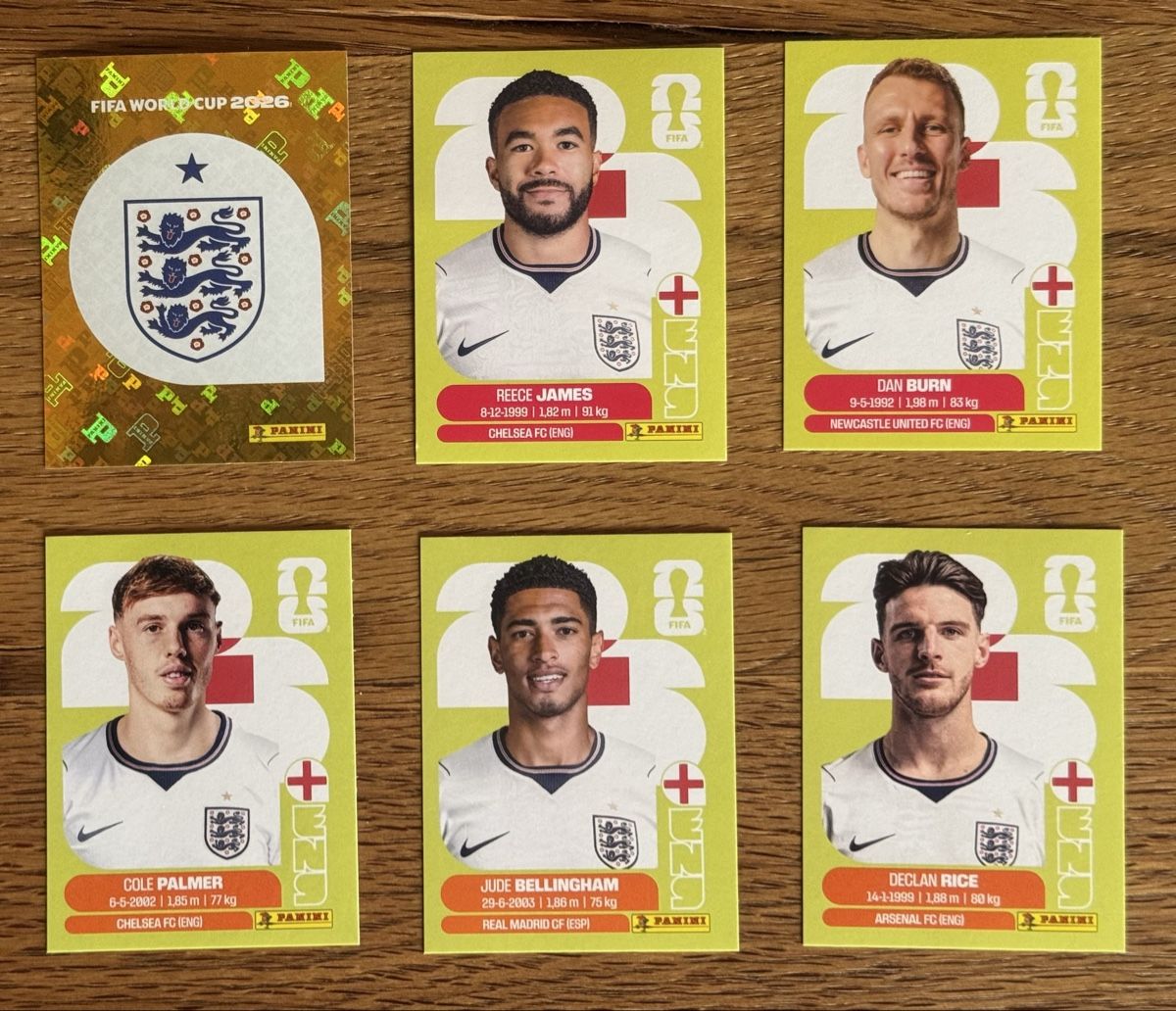 Panini Carte collezionabili: Panini Sticker WM 2026 - England – Nuovo (secondo la descrizione) da Mägenwil venduto da Goldfire