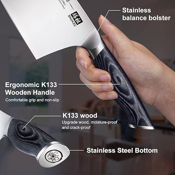 Coltelli da cucina: Kochmesser, 18cm Scharfes Küchemesser Hackmesser – Nuovo e nell'imballaggio originale da Oberentfelden venduto da abz_l7vm 1
