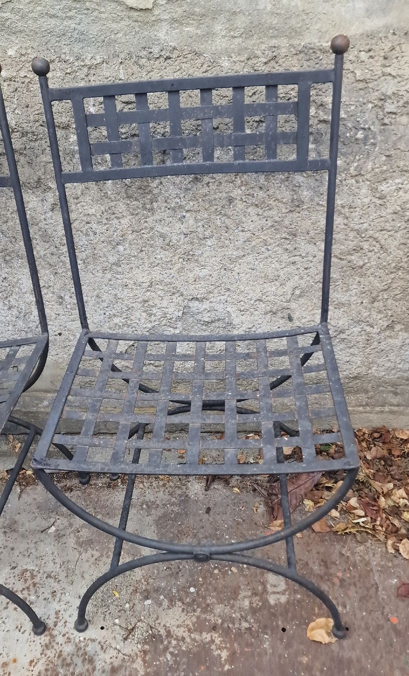 Stühle: 4 chaises de jardin en fer – Gebraucht aus Lausanne von ama_2fz8 1