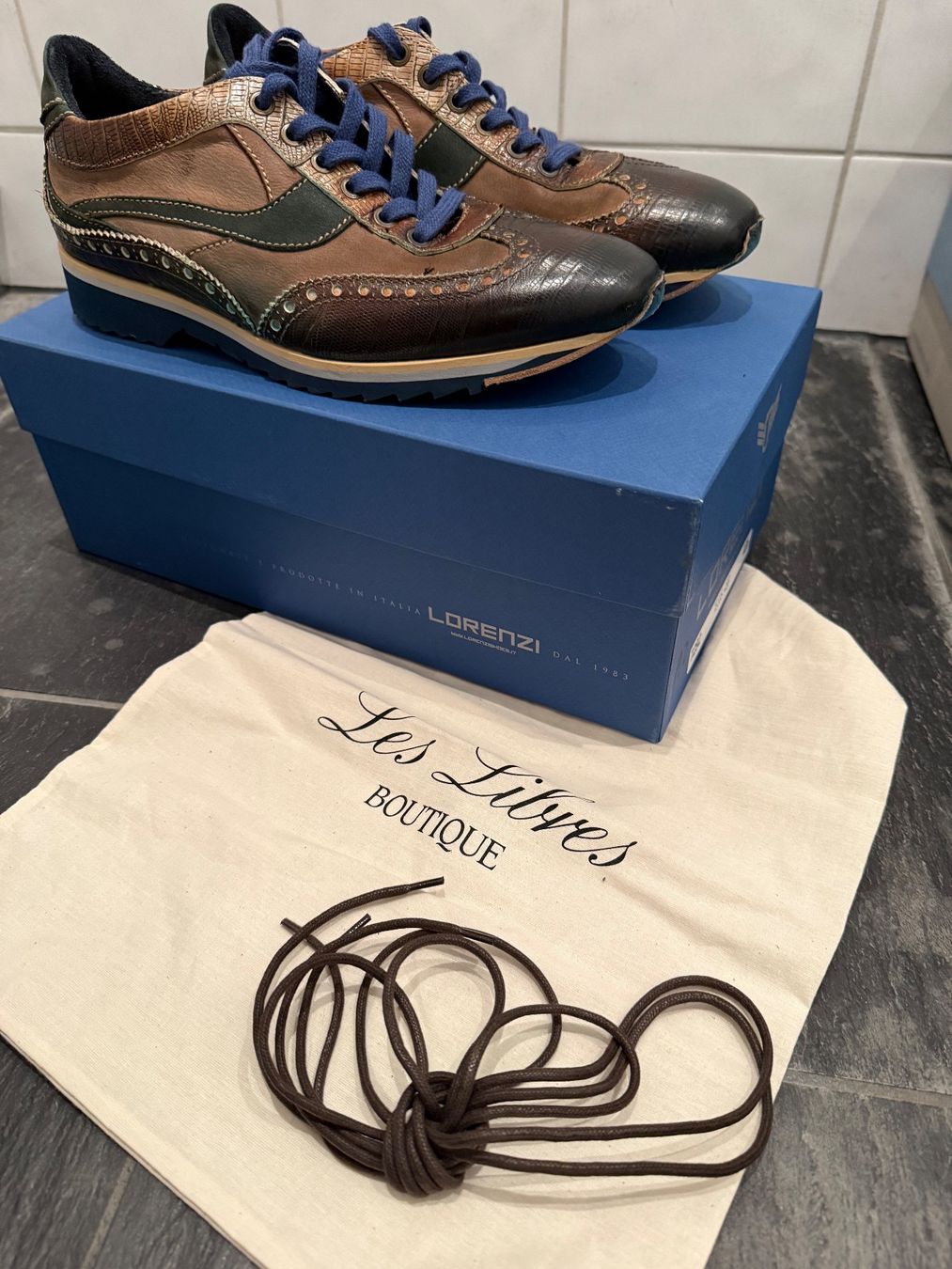 Scarpe da uomo: Lorenzi Sneaker Tejus farbig Gr. 40.5 – Usato da Chur venduto da spicebone 3