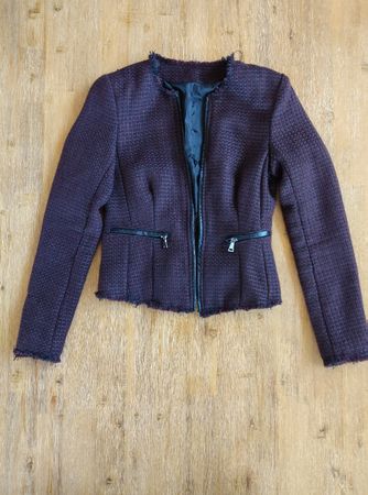 Burgundy Zara jacket - S