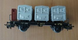 Märklin 4614 Behältertragwagen - passt zu HAG & Faller