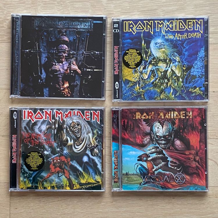 14 Iron Maiden cd’s Kaufen auf Ricardo