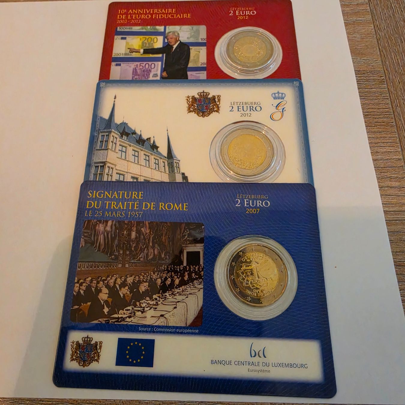 Tutti le monete: 6 Coincards, 2 Euro vers. Set – Usato da Zürich venduto da mar_hvg5 2