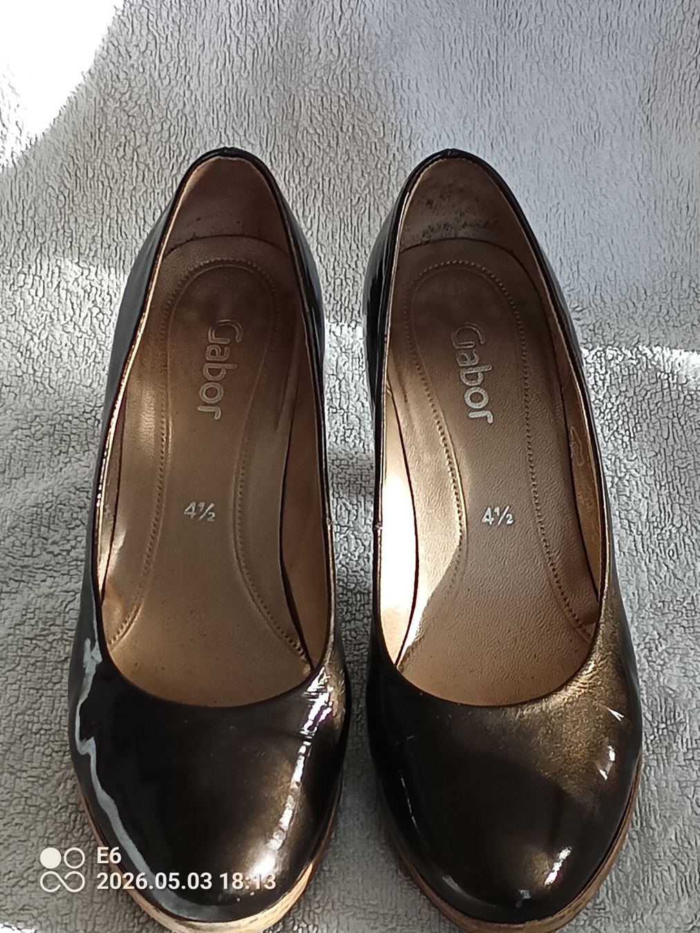 Gabor Scarpe da donna: Eleganter Lack-Pumps Marke: Gabor – Usato da Zürich venduto da Mitzi6
