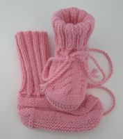Babyfinkli mit Zopfmuster handgestr. _8