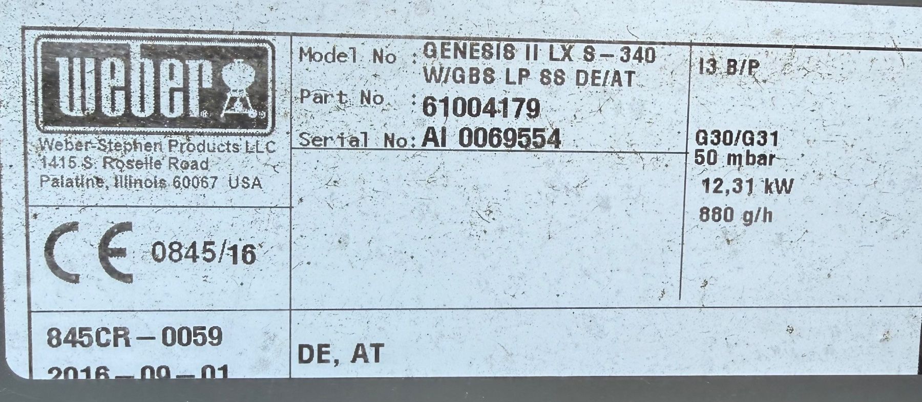 Griglie: Weber Gensesis ll 340 Gasgrill – Difettoso da Oberbüren venduto da Jeni-jem 6