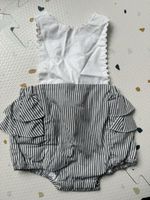 Gestreifter Baby Sommer Strampler , Grösse 68, Top Zustand