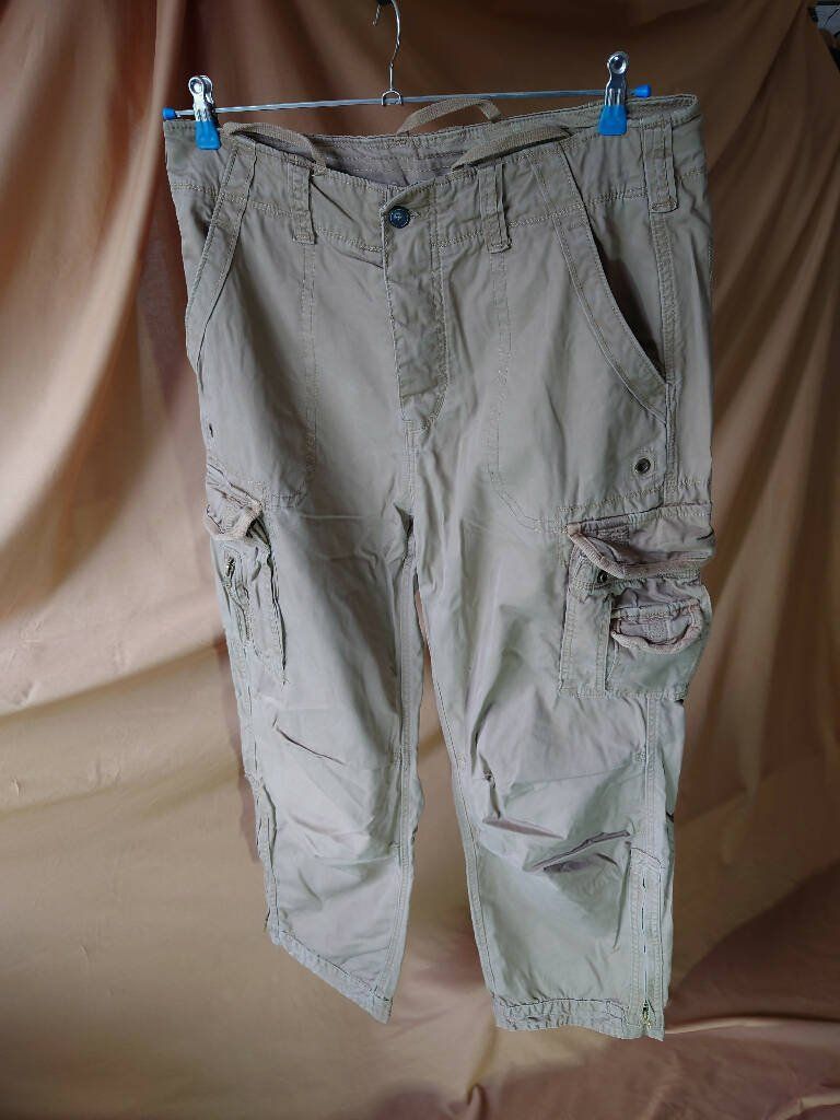 Hosen: Pantalon Cargo brun -beige Brandit L – Gebraucht aus Bévilard von Thenightes