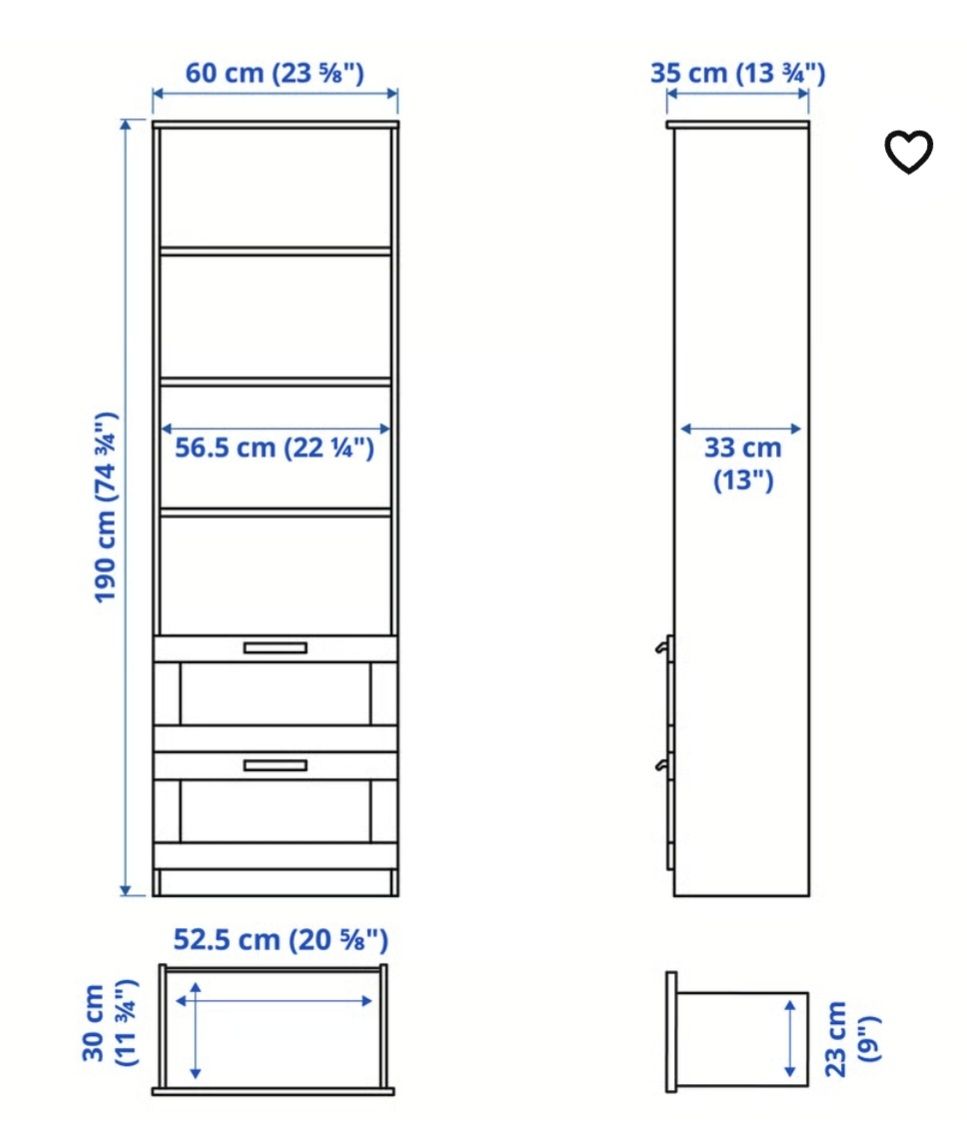 Ikea Étagères: Ikea BRIMNES Bücherregal – D'occasion à Rupperswil par Bella_ 1
