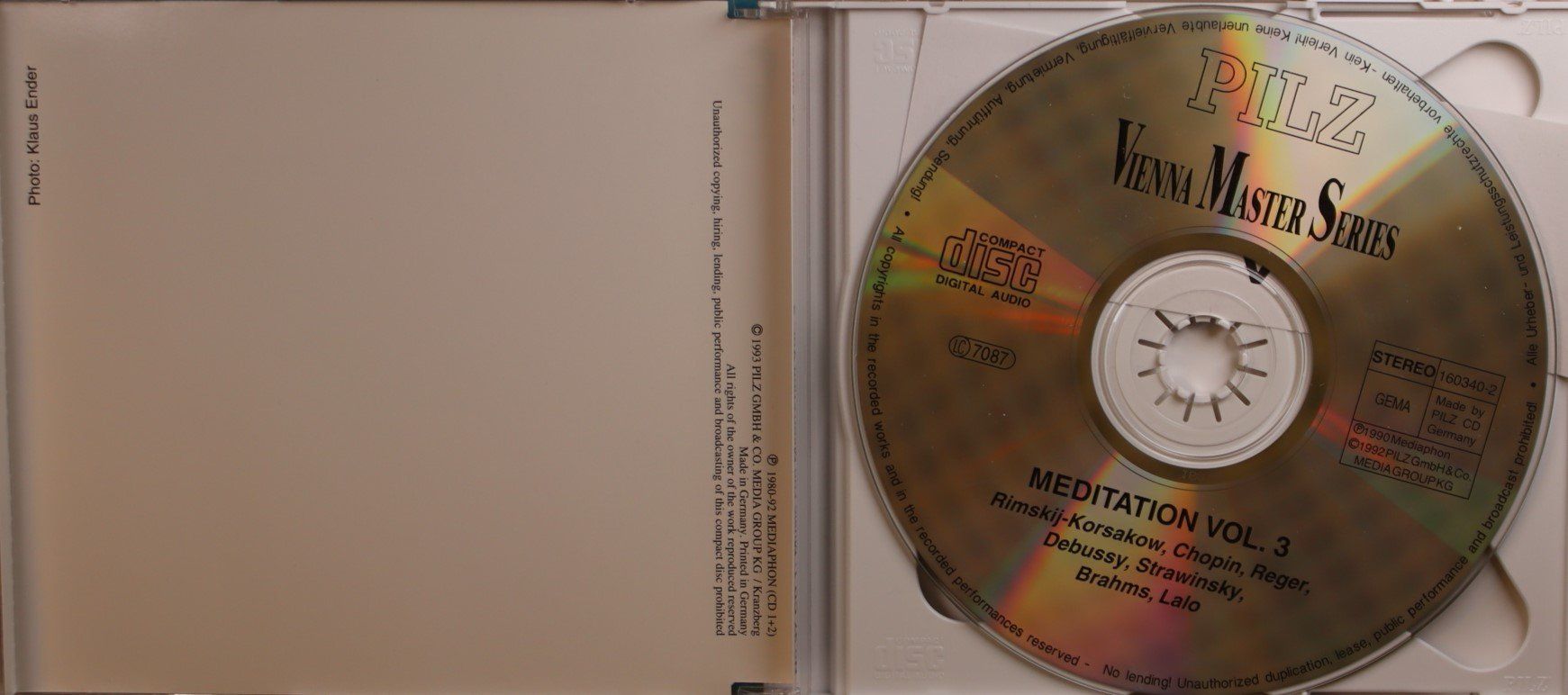 CD: Music for Meditation Vol. 3 & 4 – Usato da Luzern venduto da CONTENTI 1