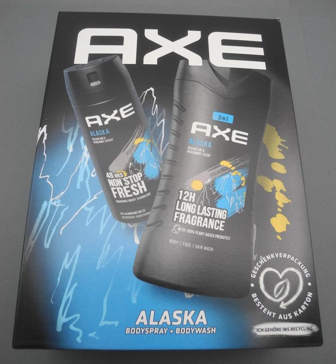Axe Alaska Duschgel und Deo Bodyspray, Nr. Q89