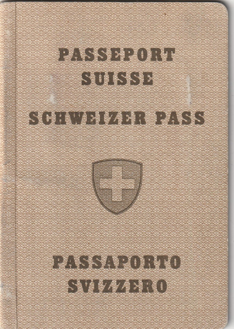 Dokumente: Schweizer Pass 1937 – Gebraucht aus Rorschacherberg von