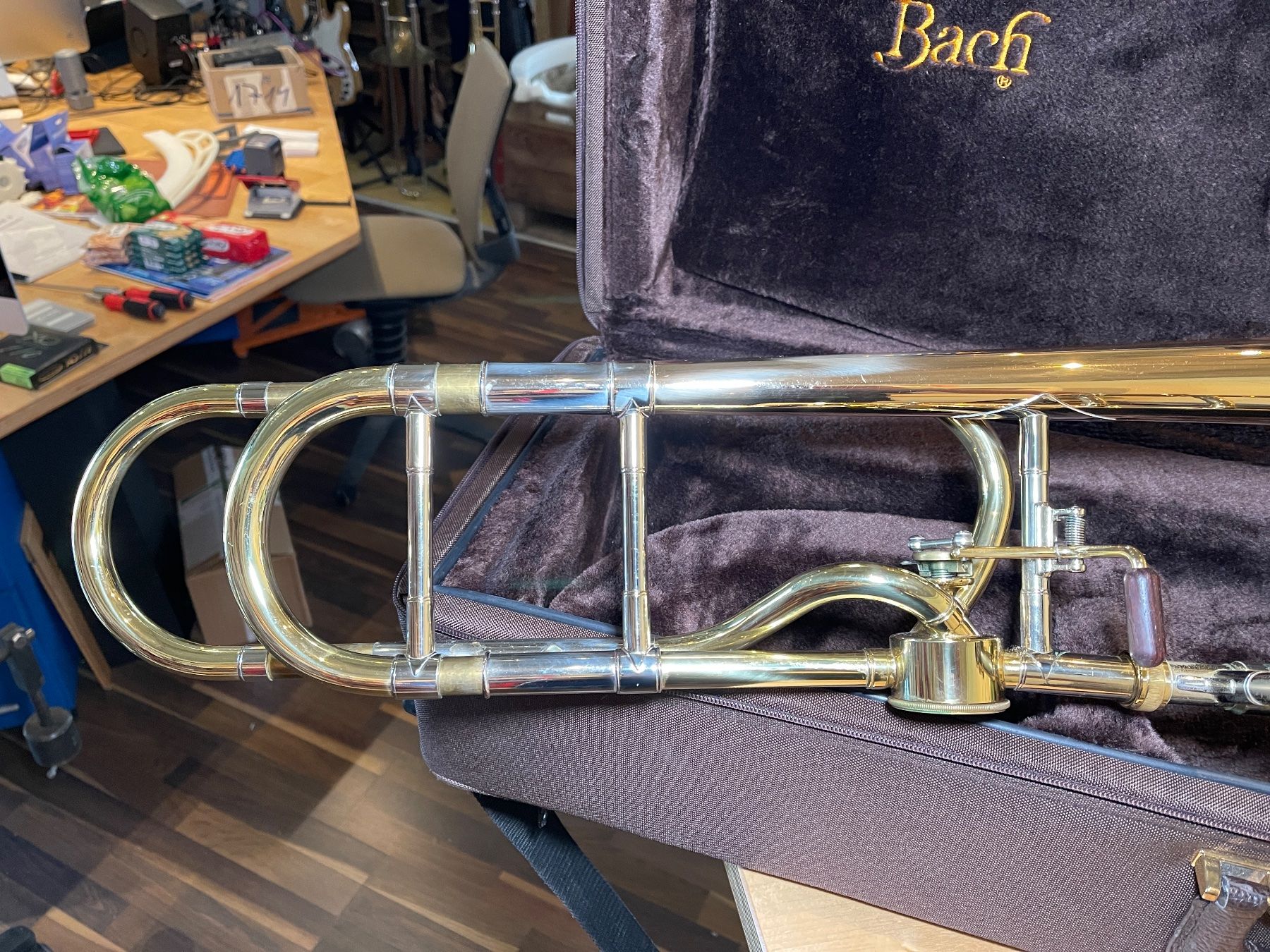 Strumenti musicali: Posaune Bach Stradivarius 42 AG mit Hagmann Quartventil – Usato da Egg b. Zürich venduto da famco7278 3