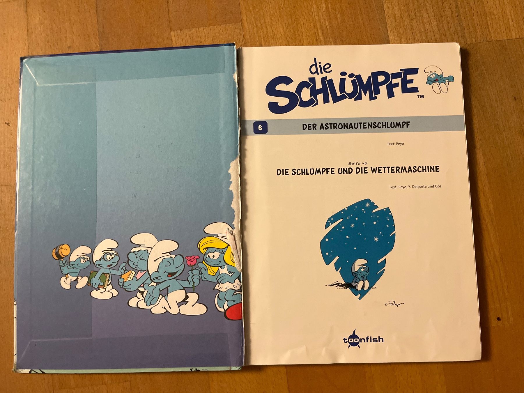 Fumetti: Die Schlümpfe Der Astronautenschlumpf Comic Nr. 6, 1.Auflage – Usato da Goldach venduto da SSRConzept 1