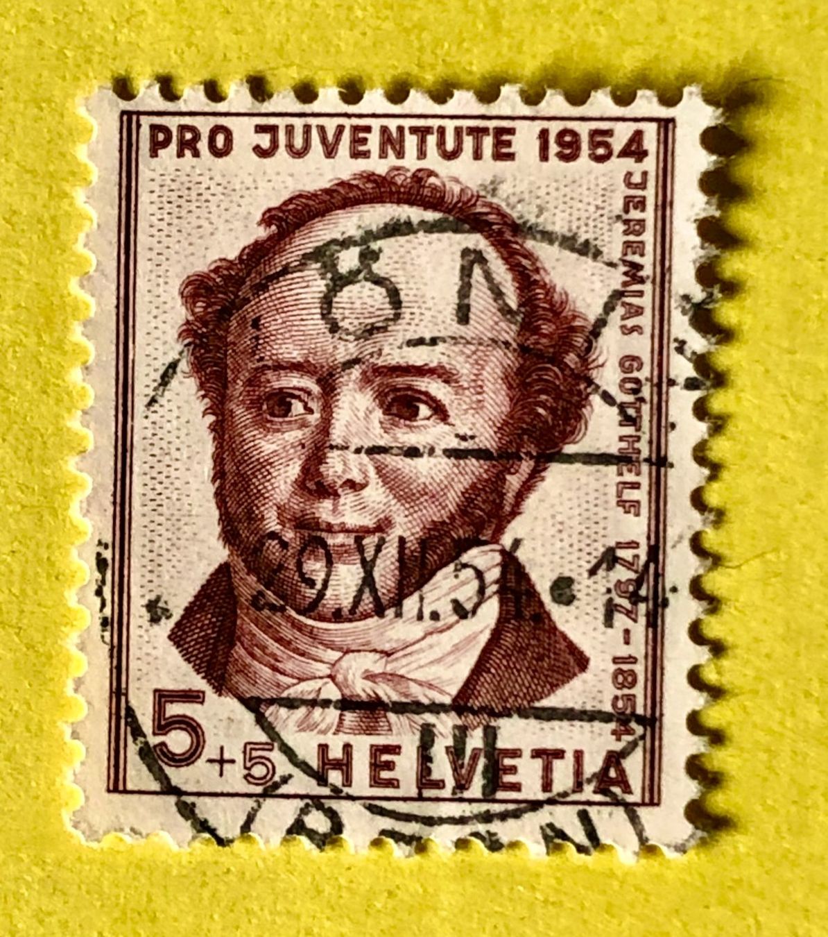 Tous les timbres: Nr.J 153 GESTEMPELT 1954   – D'occasion à Aarau par Billa007