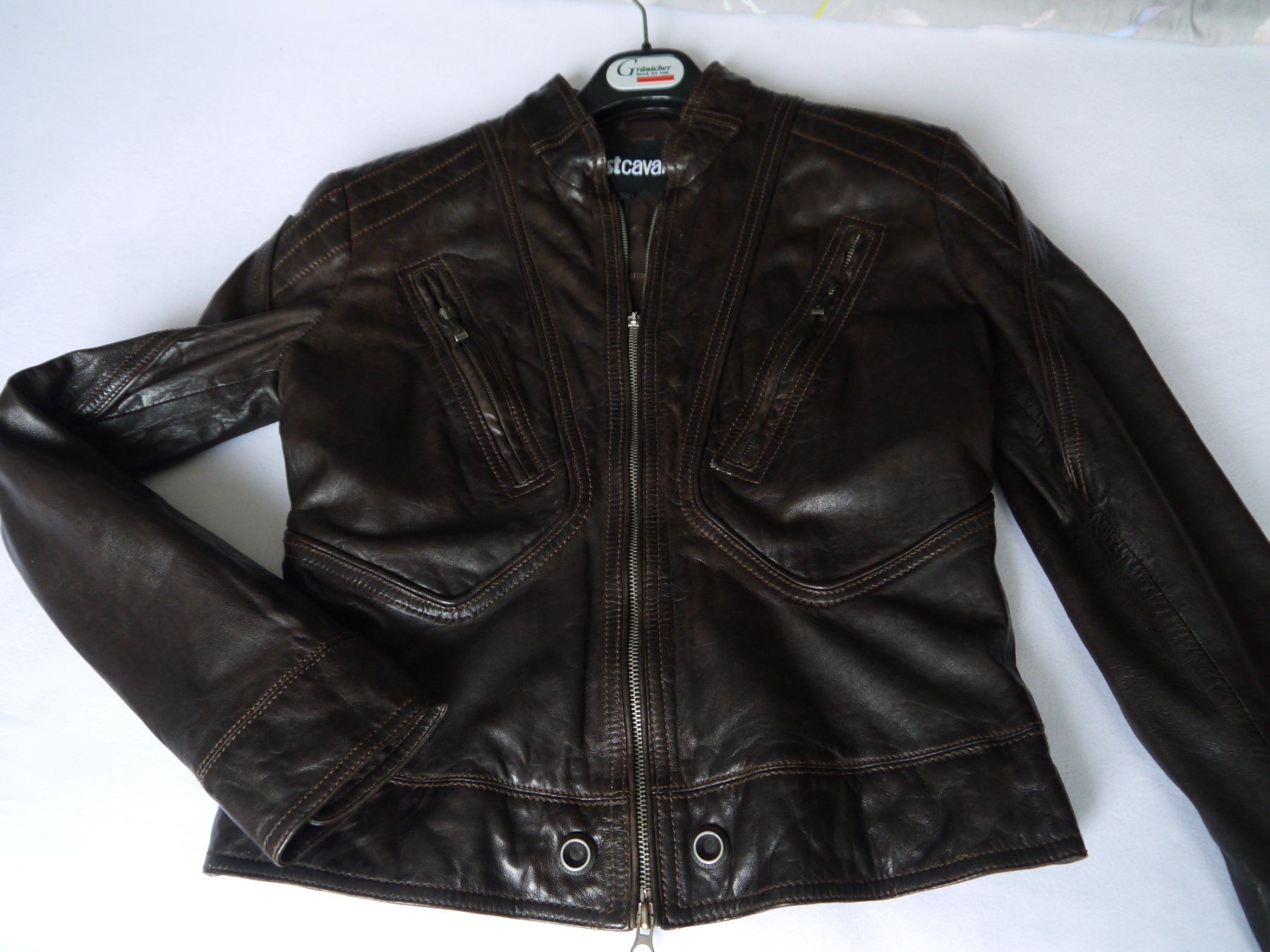 Giacche: Just Cavalli Leder Jacke IT44=DE36 – Usato da Hagendorn venduto da Blaf 2
