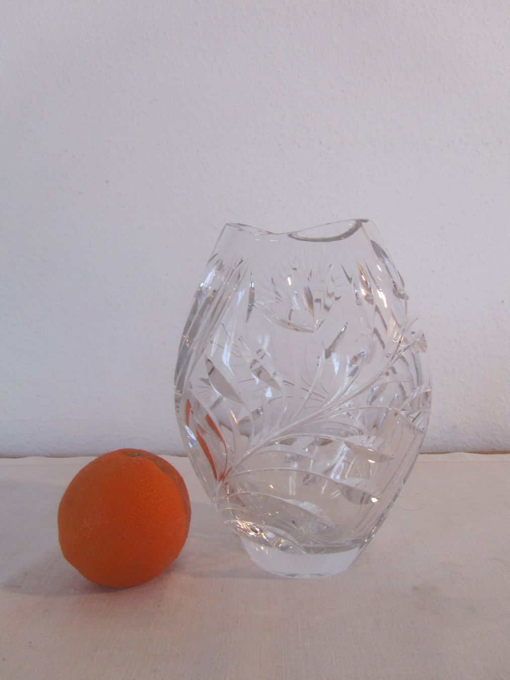 Vasi & Recipienti: Wunderschöne Kristall Glas Vase mit filigranem Schliffmuster – Usato da Seengen venduto da mikelele 4