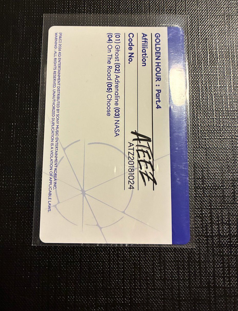Carte collezionabili: ATEEZ - San – Nuovo (secondo la descrizione) da Uster venduto da ali_mp6n 1