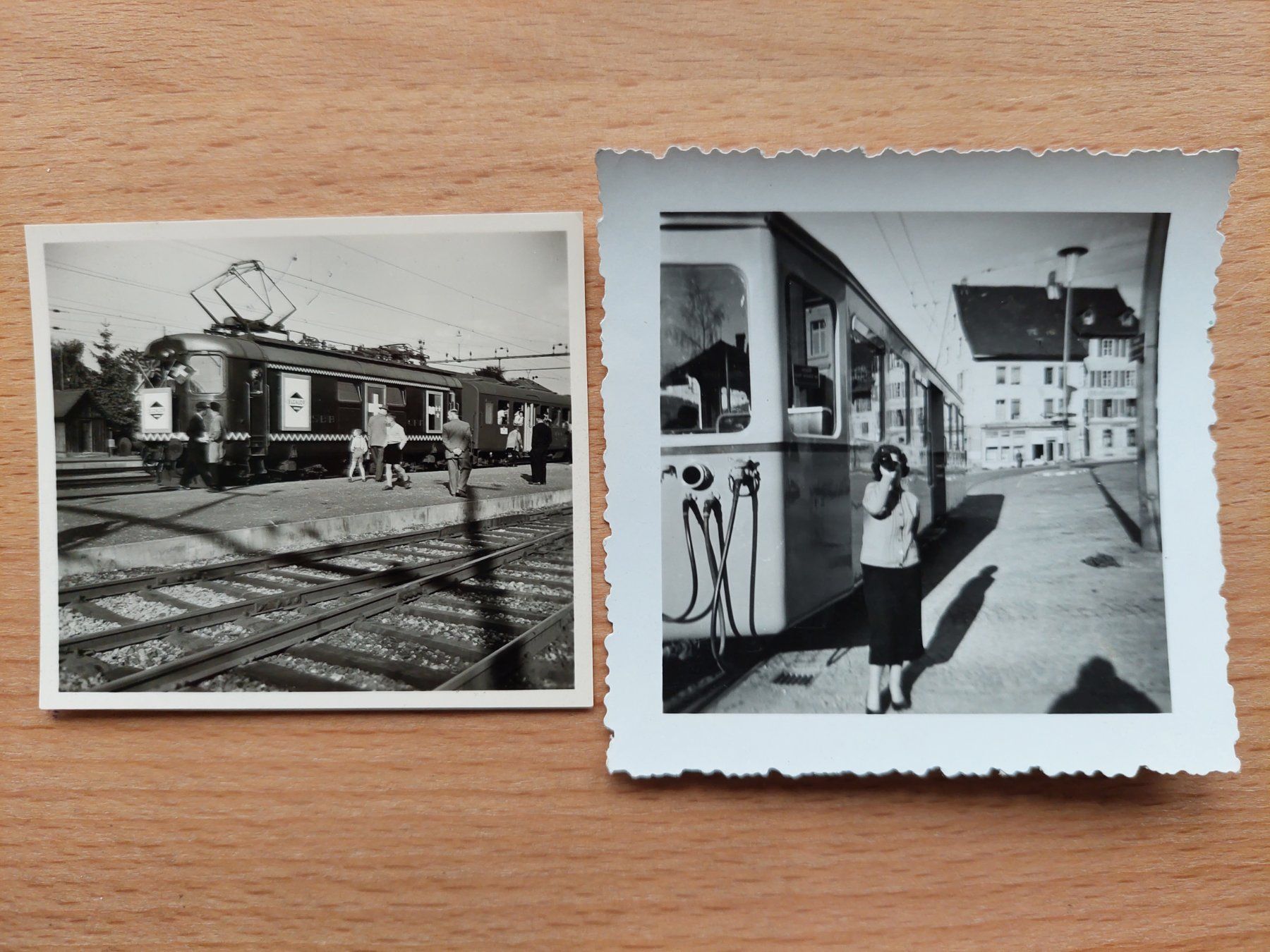 Foto & Immagini: 2 alte orig. Foto Bahn – Usato da Obfelden venduto da Foto_Bild_Kunst_Buch