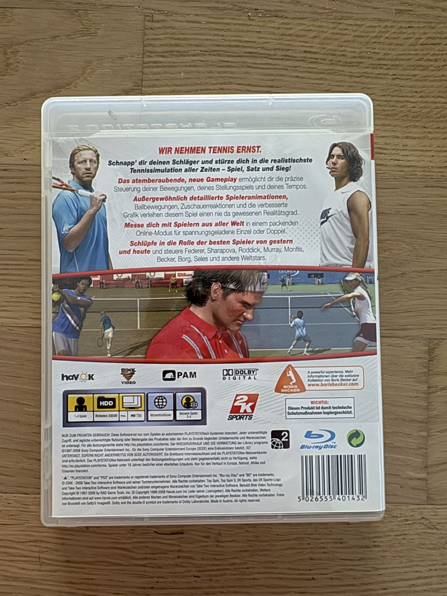 Giochi: Top Spin Playstation 3 – Nuovo (secondo la descrizione) da Glattpark(Opfikon) venduto da laura_studer 1