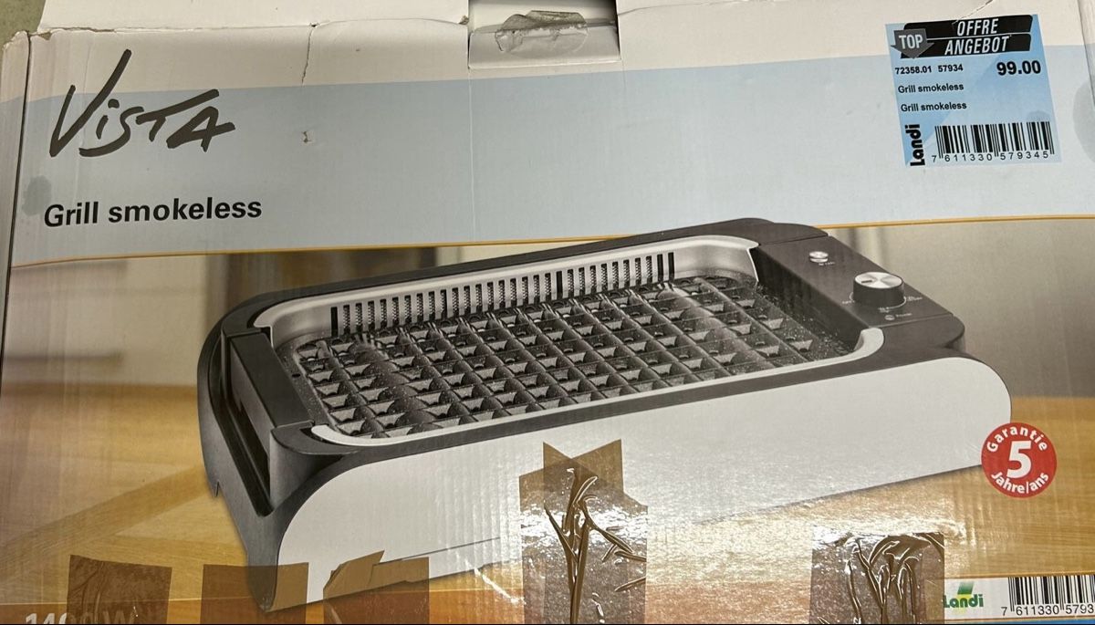 Griglie: Tischgrill smokeless – Nuovo (secondo la descrizione) da Effretikon venduto da wus_p9c5 3