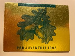 Pro Juventute 1992 Briefmarkenheft  1.Tag