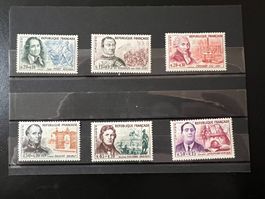 Série complète Célébrités 1961 Neufs**