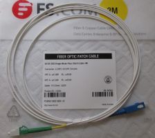 Fiber Optic Patch Cable: LC/APC - SC/UPC Simplex, 3 m