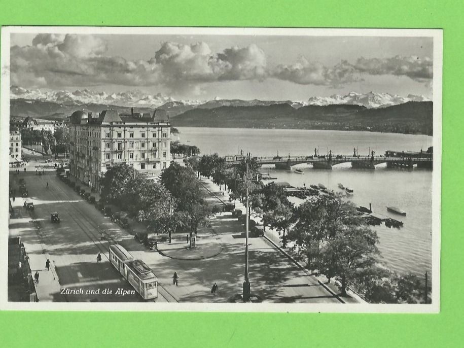 Cartoline postali: Zürich und die Alpen – Usato da Zürich venduto da t24_de