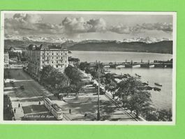 Zürich und die Alpen