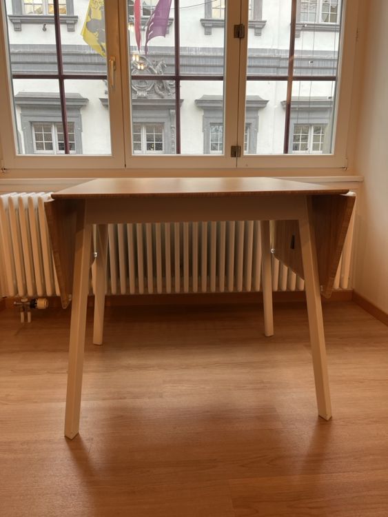 Ikea-Tisch Bambus, klappbar, 80x138 bzw. 80x74 (Gebraucht) in Schaffhausen  fr CHF 10  nur Abholung auf Ricardo kaufen