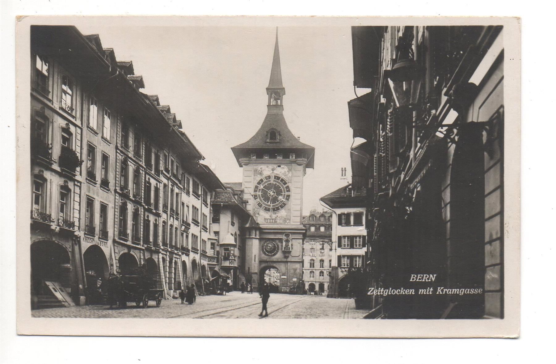 Cartoline postali: BERN Zeitglocken mit Kramgasse – Usato da Jona venduto da philajona
