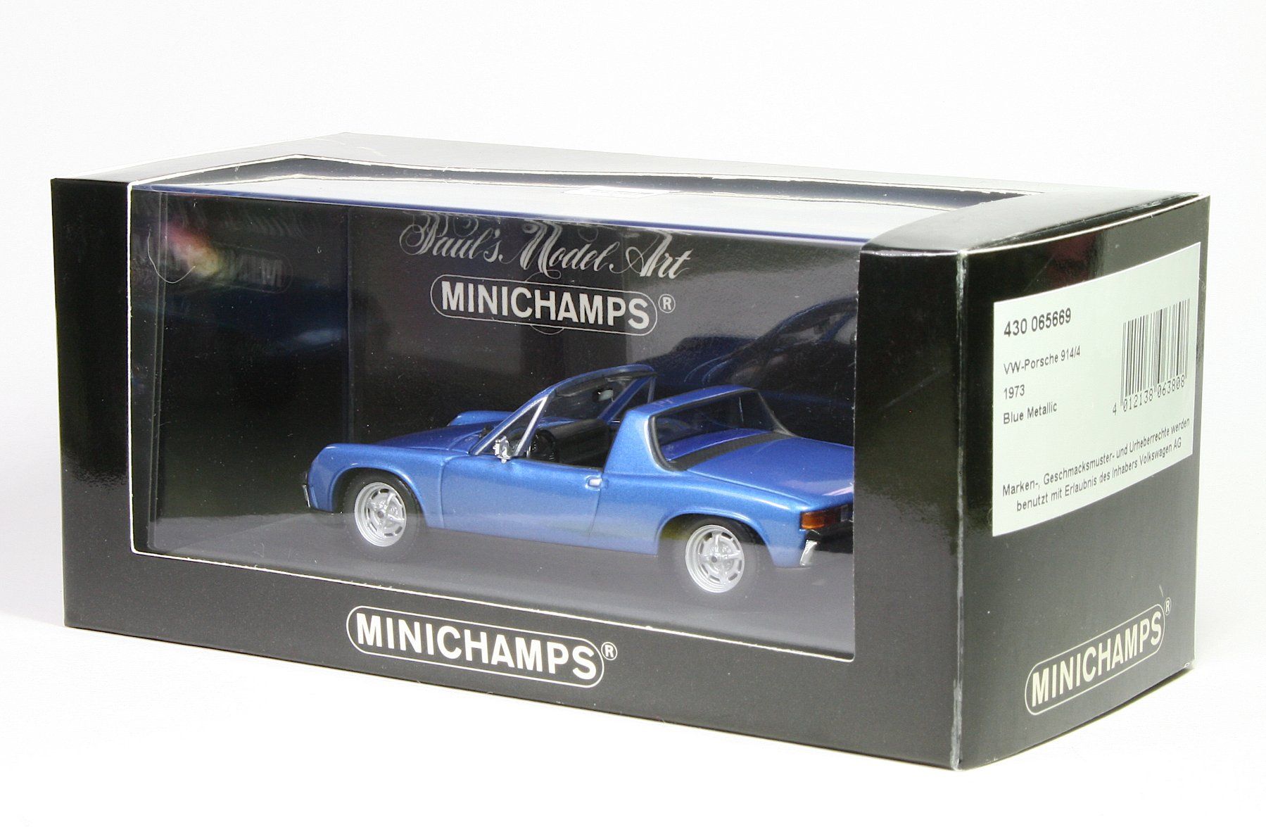 Minichamps Modellini d'auto: VW-Porsche 914/4 – Nuovo e nell'imballaggio originale da Elsau venduto da Peekay8