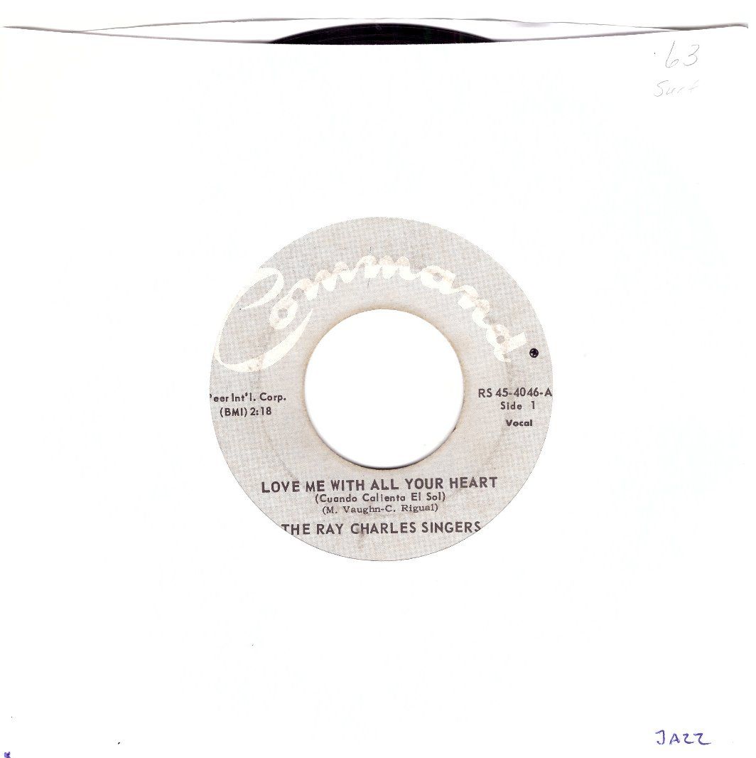 Dischi in vinile: THE RAY CHARLES SINGERS – Usato da Bassersdorf venduto da house-of-vinyl
