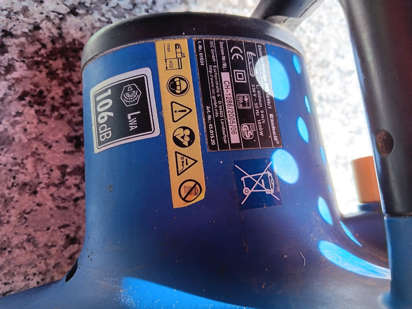 Einhell Scies: Kettensäge Elektrisch – D'occasion à Rodels par sol_pq169 2