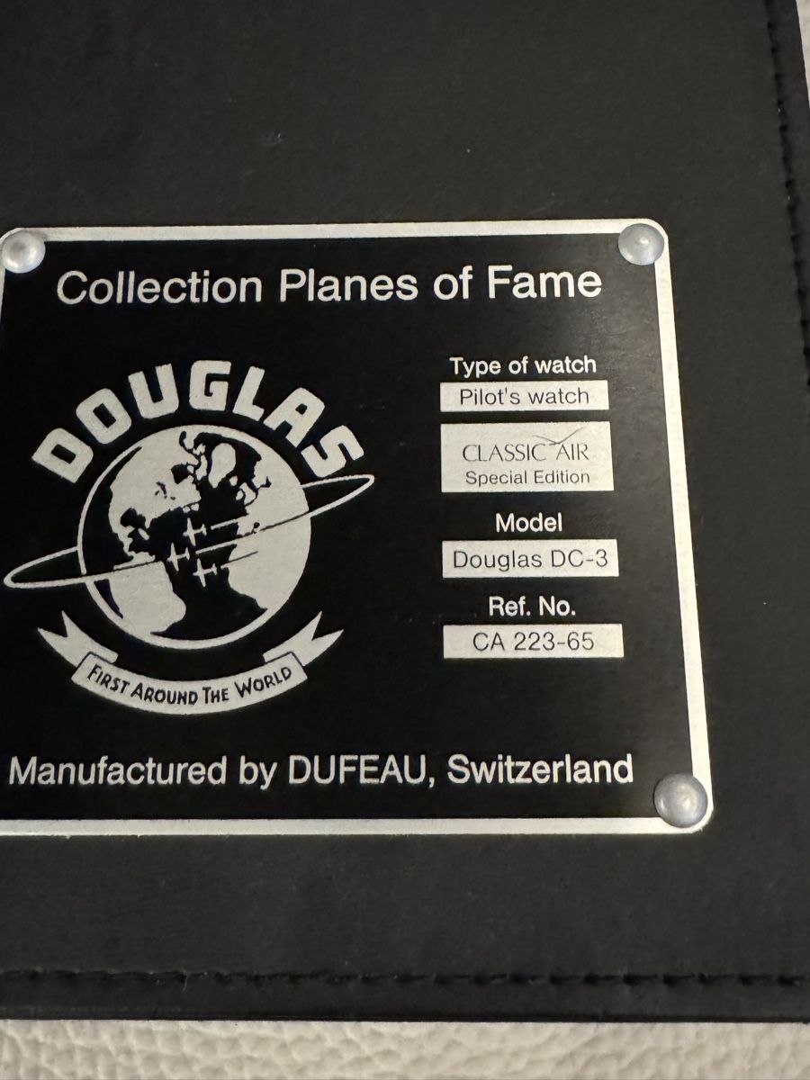 Uhren: Dufau Pilot's Watch Douglas DC-3 Automatic mit Box – Gebraucht aus Montévraz von W1965 6