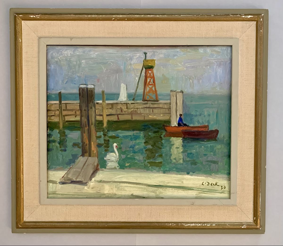 Dipinti: Schweizer Kunst - Leo DECK (1908-1997) – Usato da Düdingen venduto da polytropon_5
