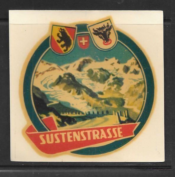 Cartoline postali: Alter Kofferaufkleber Sustenstrasse – Nuovo (secondo la descrizione) da Olten venduto da clotaldi