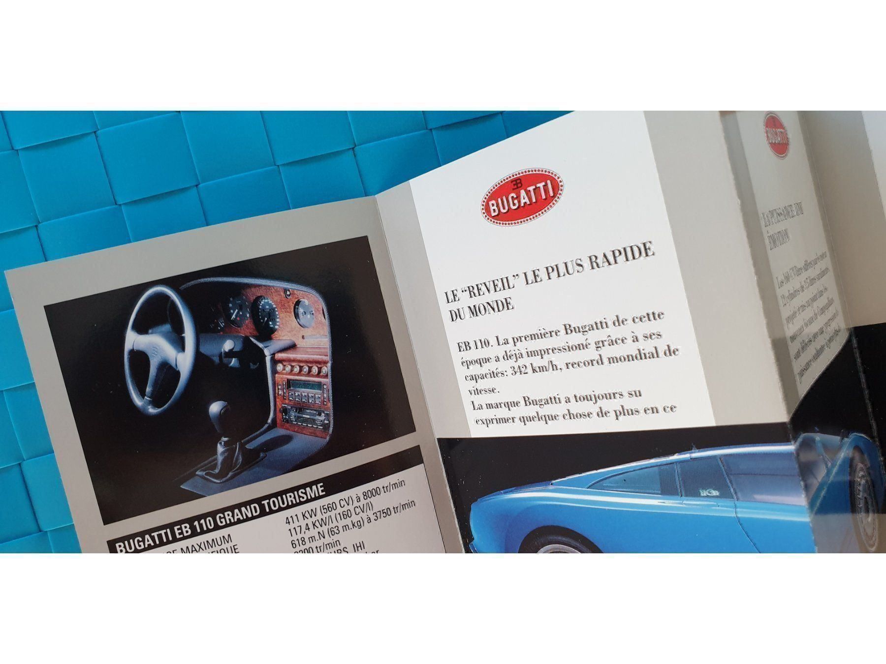 Riviste & Magazine: BUGATTI EB 110 - Prospekt / Catalogue – Usato da Viganello venduto da CARLiteratur 6