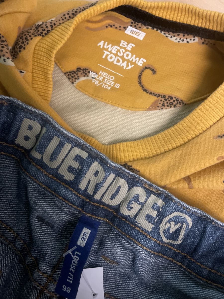 We Kleiderpakete & -sets: WE Set Gr. 98: Pulli und Jeans "Blue Ridge", Top Zustand! – Neu (gemäss Beschreibung) aus Obergerlafingen von cabo4 2