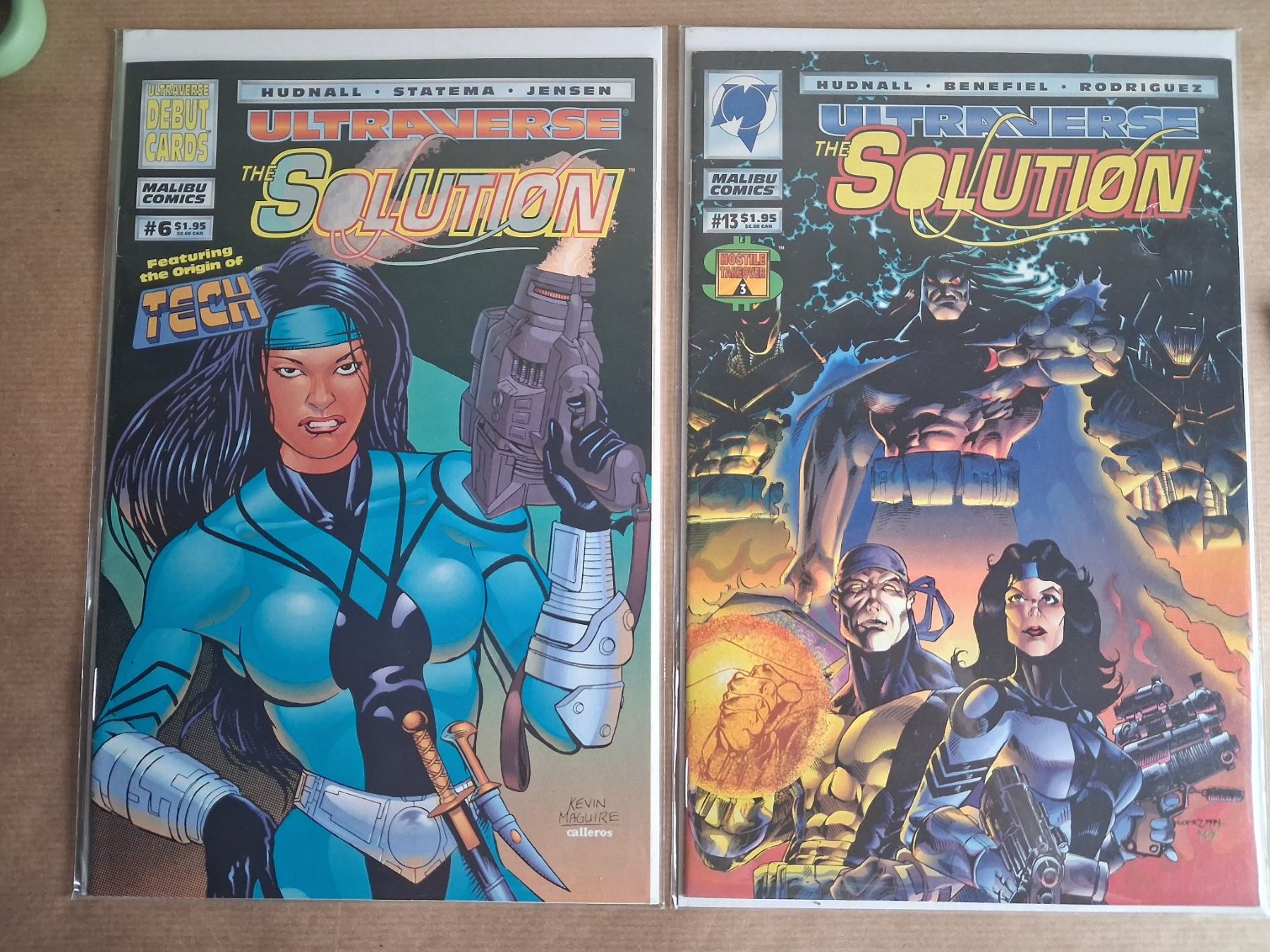 Fumetti: 2 Comics Ultraverse the Solution 6 &13. Englisch – Usato da Hagendorn venduto da siwasi3