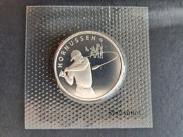 20 Fr. Gedenkmünze 2015 Hornussen in Original Blister