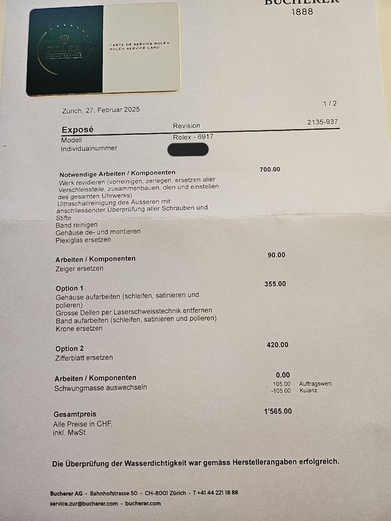 Rolex Orologi: ☆Rolex Datejust 26 stahl/gold☆ Rolex-Garantie bis März 2027 – Nuovo (secondo la descrizione) da Wangen SZ venduto da mollosser 9